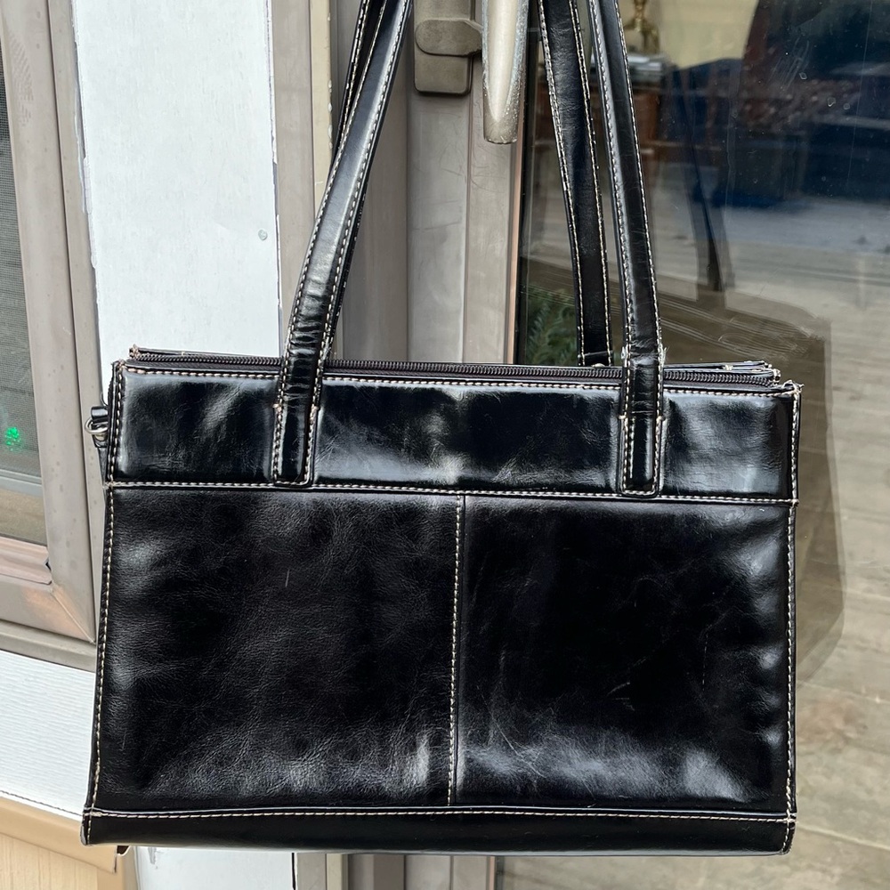 Vintage Giani Bernini black patent leather bag - Picture 3 of 12